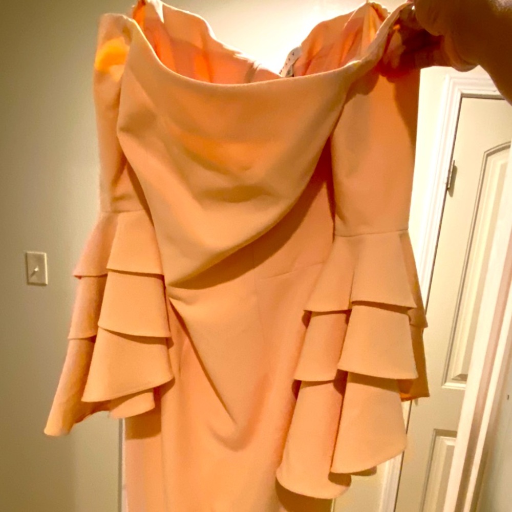 Beautiful Milly strapless dress.